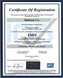 Baftsan IMS Certificate